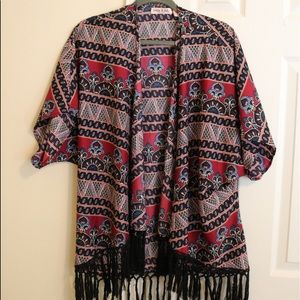 Western Fringe Cardigan